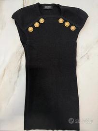 BALMAIN maglione smanicato