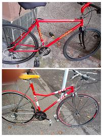 Due bici: pedalata agevolata e corsa