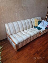 Divano anni 60' 2 posti e poltrona letto