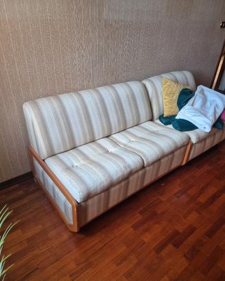 Divano anni 60' 2 posti e poltrona letto