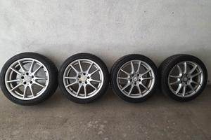 4 CERCHI IN LEGA MERCEDES + GOMME 4 STAGIONI