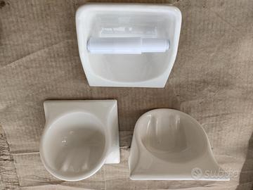 Accessori Bagno Porta sapone e Porta Carta