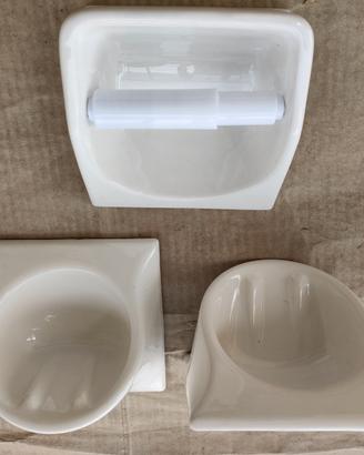 Accessori Bagno Porta sapone e Porta Carta