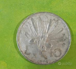 Moneta 10 lire 1949