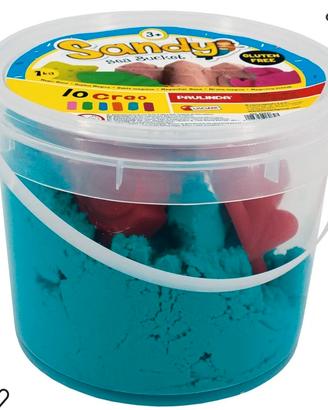 Sabbia cinetica 1kg con formine