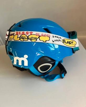 casco sci mistral + visiera sci blast