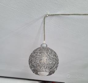 Lampadario sospensione a ragno 5 sfere