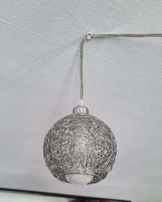 Lampadario sospensione a ragno 5 sfere