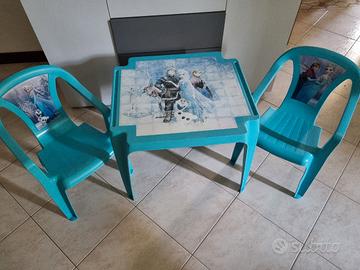 tavolino e 2 sedie frozen 