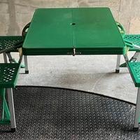 SET PIC NIC PIEGHEVOLE TAVOLO + PANCHE