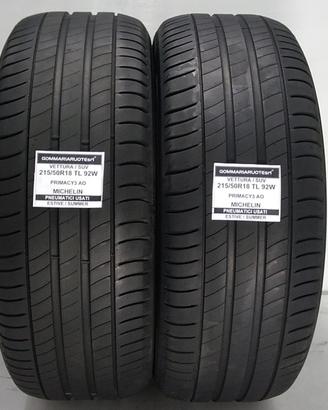 2 PNEUMATICI USATI 215/50R18 92W PMCY3 AO MICHELIN