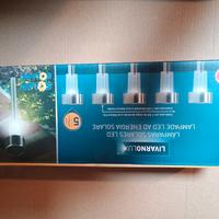 5 luci led da giardino 