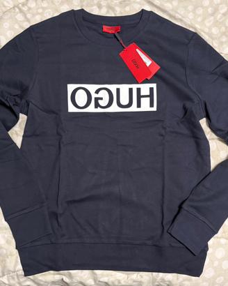 Felpa senza cappuccio Hugo Boss Dicago BLU Navy