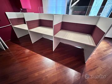 Scrivanie modulari 9 postazioni