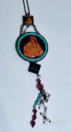 Les Nereides - collana in ceramica e perline