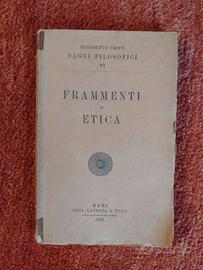 Benedetto Croce - Frammenti di etica