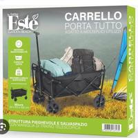 CARRELLO DA SPIAGGIA PIEGHEVOLE 96 LITRI C/RUOTE