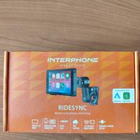 Display moto CarPlay + Interfono casco Interphone 
