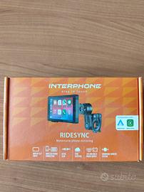 Display moto CarPlay + Interfono casco Interphone 