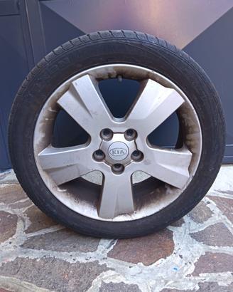 🚗 4 Cerchi in lega originali Kia Venga 17" + gomm