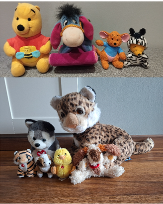 26 peluches vari a partire da 1€
