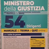 Manuale Concorso 54 Dirigenti Giustizia