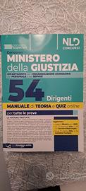 Manuale Concorso 54 Dirigenti Giustizia