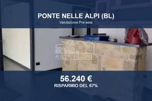 Immobile in asta di 165 m² a Ponte nelle Alpi
