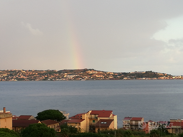 Vista stretto di Messina