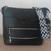 borsa nera ecopelle 
