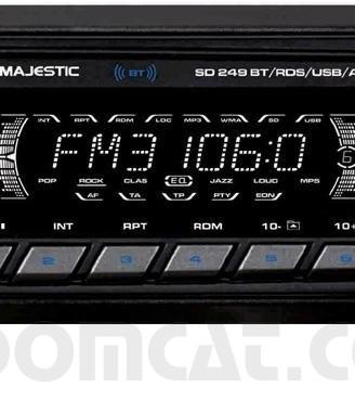 autoradio Majestic bluetooth con telecomando