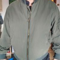 Giubbino Bomber in tessuto