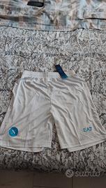 pantaloncino Napoli calcio 2025 bianco replica 30€