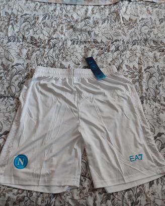 pantaloncino Napoli calcio 2025 bianco replica 30€