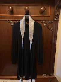 Vestito nero con dettagli argento