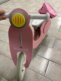 Bici in legno senza pedali