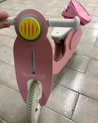 Bici in legno senza pedali