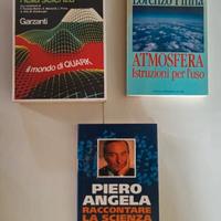 Set tre libri Piero Angela