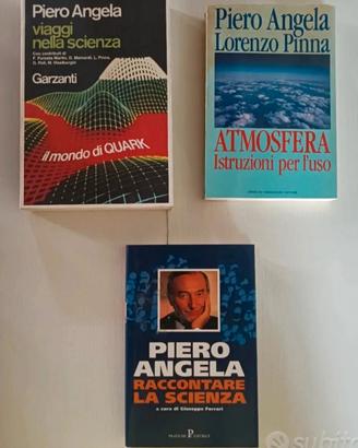 Set tre libri Piero Angela