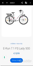 e-bike nuova