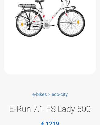 e-bike nuova