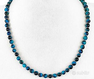 collana OCCHIO DI TIGRE blu
