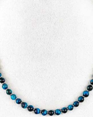 collana OCCHIO DI TIGRE blu