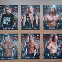 6 Topps WWE trading cards 2005
