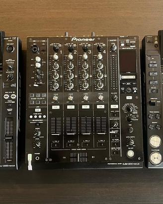 Pioneer cdj 2000 Nexus e djm 900 Nexus
