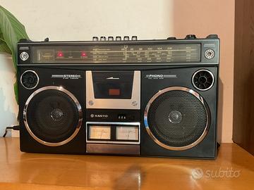 Radio Sanyo M4500 made in japan anni 80 vu meter