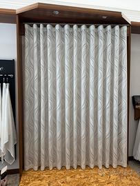 Tenda confenzionata effetto onda