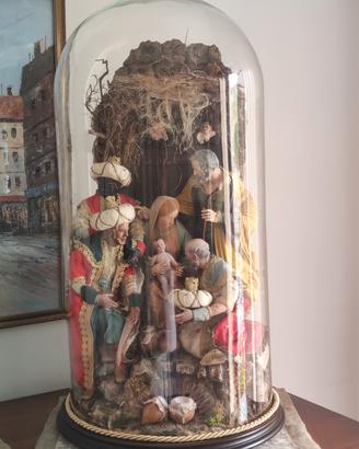 Presepe in campana 40x80