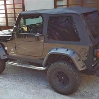Capote tipo Fastback per Jeep TJ Suntop - Nera