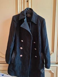 Cappotto nero Versace